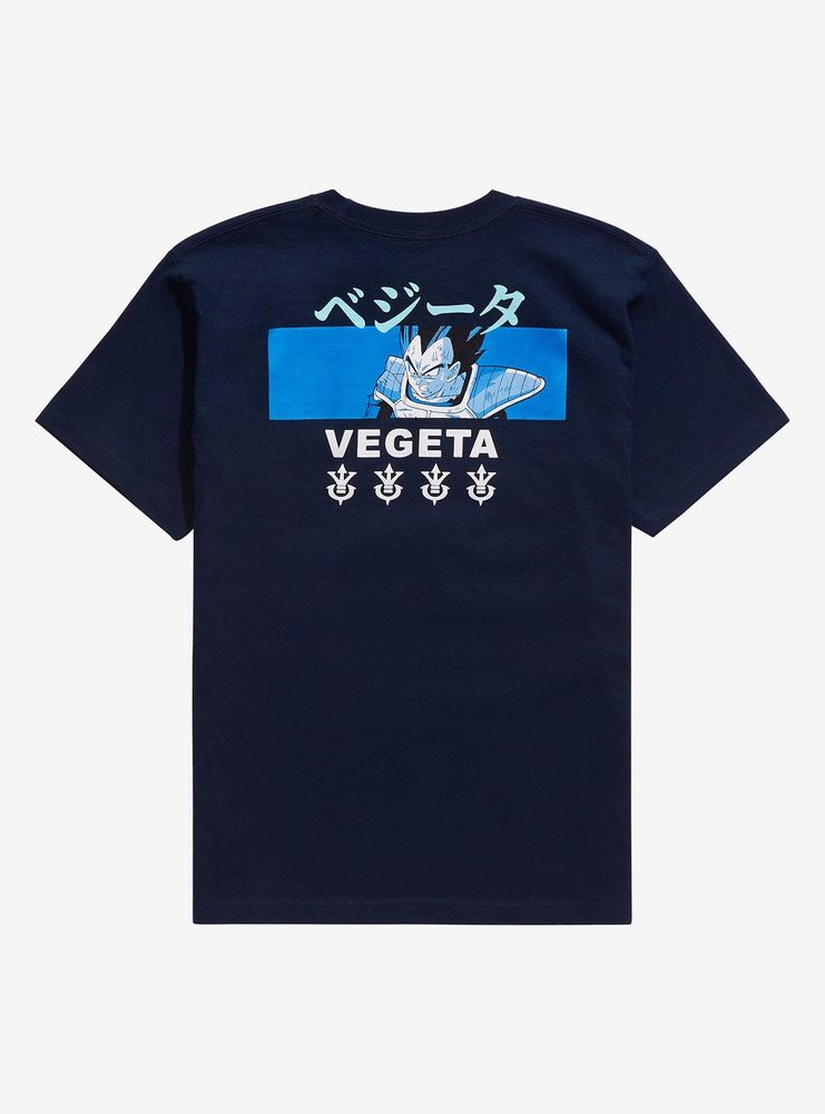 Dragon Ball Z Vegeta Katakana Youth T-Shirt - BoxLunch Exclusive