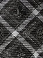Disney Mickey Mouse Mickey & Friends Charcoal Plaid Tie