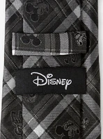 Disney Mickey Mouse Mickey & Friends Charcoal Plaid Tie