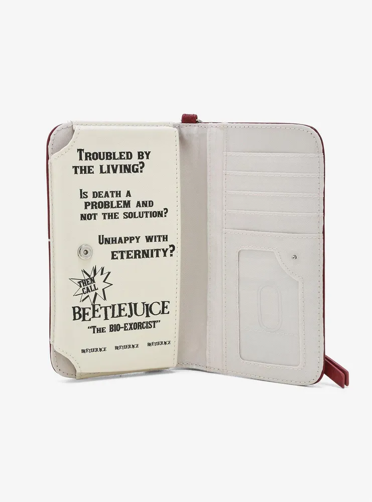 Beetlejuice Handbook For The Recently Deceased Tech Wristlet