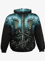 Flaming Spine Hoodie