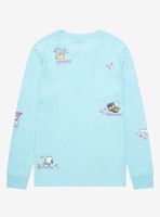 Sanrio Hello Kitty & Friends Floral Scenes Allover Print Long Sleeve T-Shirt