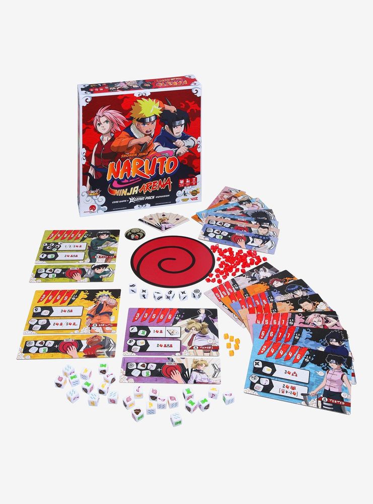 Naruto Ninja Arena Core Board Game & Genin Pack Expansion - BoxLunch Exclusive