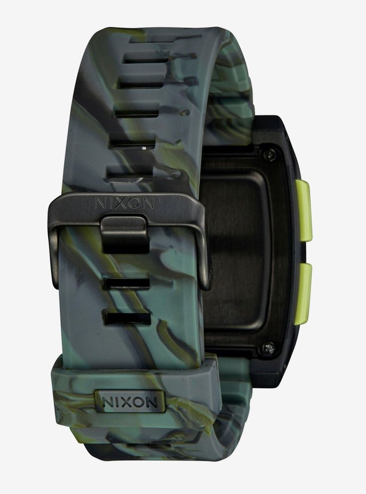 Nixon Base Tide Pro Green Camo Watch