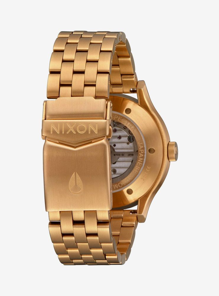 Nixon Spectra Black Gold Watch