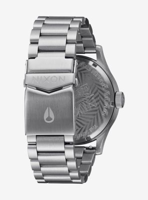 Nixon Grateful Dead Sentry Stainless Steel Black Silver Watch