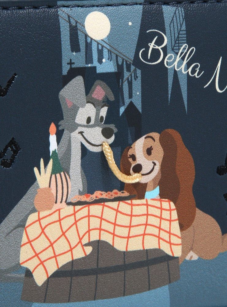 Our Universe Disney Lady and the Tramp Bella Notte Small Zip Wallet  - BoxLunch Exclusive