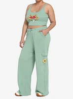 Mushroom Flower Girls Lounge Pants Plus