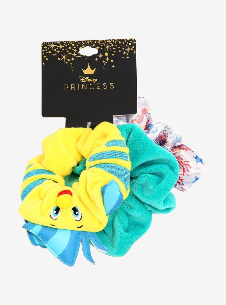 Disney The Little Mermaid Flounder Figural Scrunchy Set - BoxLunch Exclusive