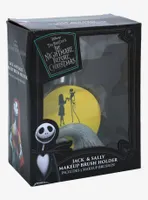 Disney's The Nightmare Before Christmas Jack & Sally Spiral Hill Makeup Brush Set & Holder - BoxLunch Exclusive