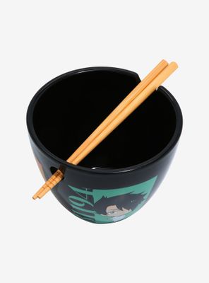The Promised Neverland Chibi Characters Ramen Bowl with Chopsticks 