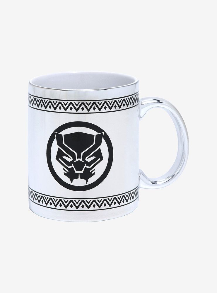 Marvel Black Panther Logo Electroplated Mug
