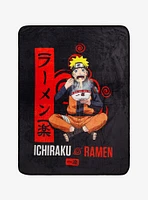 Naruto Shippuden Naruto Eating Ramen Throw with Ramen Bowl Pillow