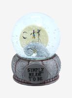 Disney The Nightmare Before Christmas Jack Skellington & Sally Meant to Be Snow Globe