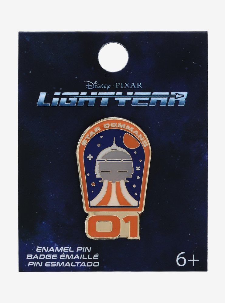 Loungefly Disney Pixar Lightyear Star Command Insignia Enamel Pin - BoxLunch Exclusive 