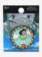 Loungefly Studio Ghibli Spirited Away Chihiro Circular Frame Portrait Enamel Pin - BoxLunch Exclusive