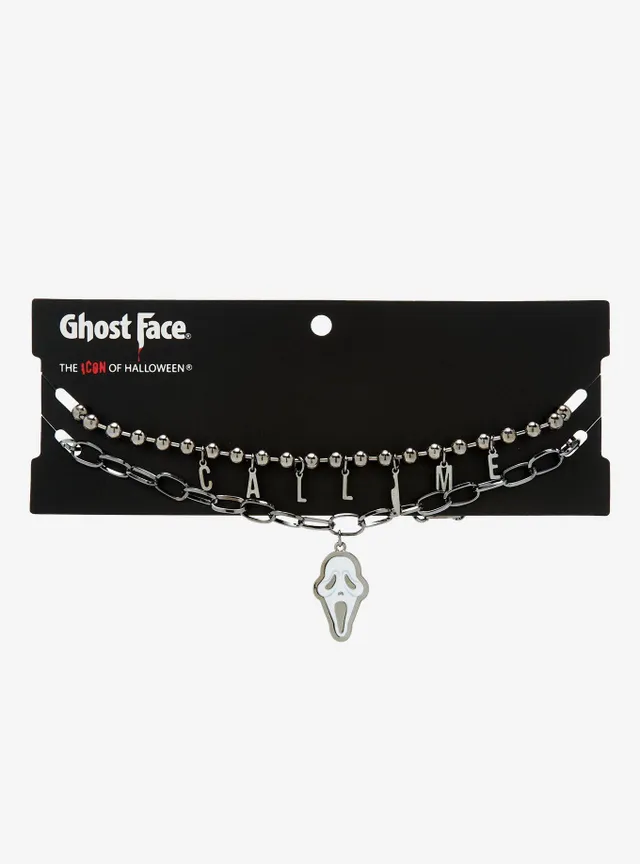 Scream Ghost Face Knife Best Friend Necklace Set