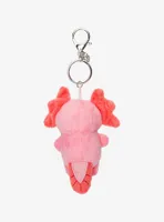 Pink Axolotl Plush Key Chain