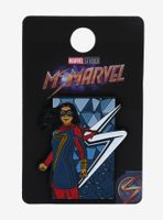 Marvel Ms. Marvel Kamala Panel Portrait Enamel Pin - BoxLunch Exclusive
