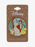 Disney The Aristocats Duchess & Thomas O’Malley Floral Enamel Pin - BoxLunch Exclusive