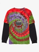 Our Universe Disney Hocus Pocus Max Tie-Dye Twofer Long-Sleeve T-Shirt