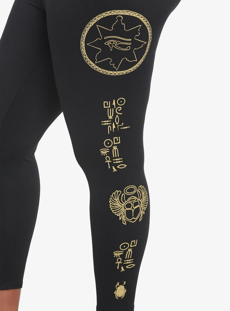The Mummy Hieroglyphics Leggings Plus Size