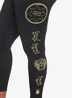 The Mummy Hieroglyphics Leggings Plus