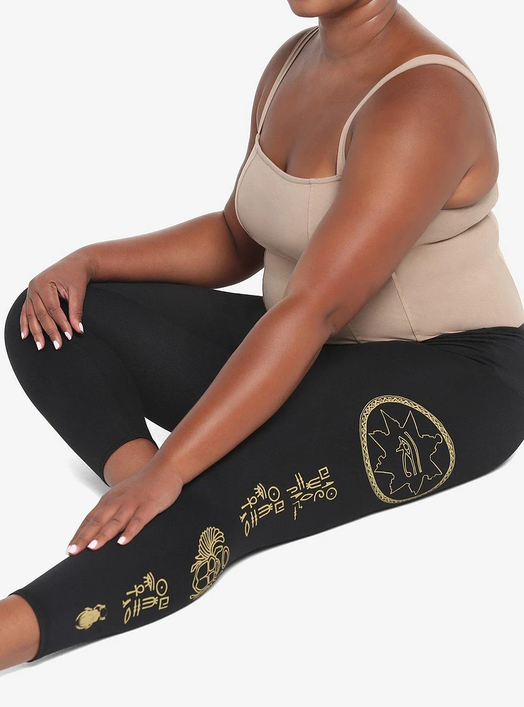 The Mummy Hieroglyphics Leggings Plus Size