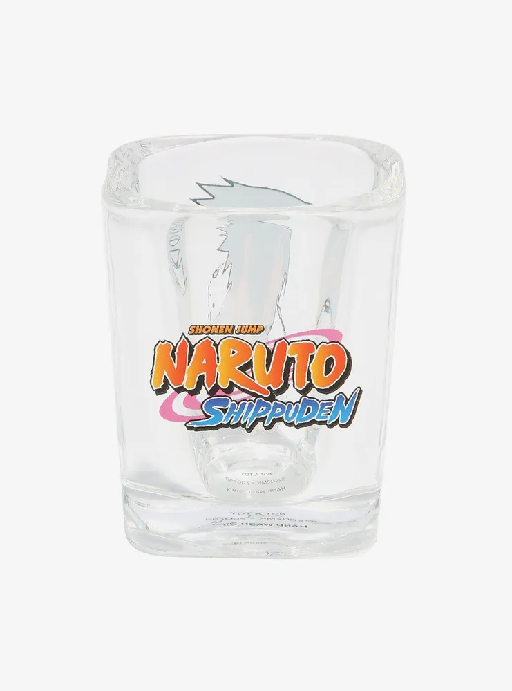 Naruto Shippuden Sasuke Profile Mini Glass