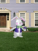 Airblown Inflatable White Bowtie Bunny with Vest