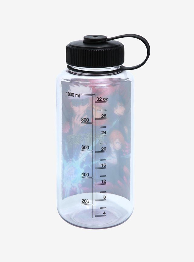 Jujutsu Kaisen Title Group Poster Water Bottle