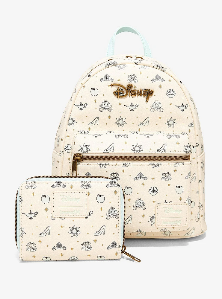 Loungefly Disney Princess Icons Mini Backpack