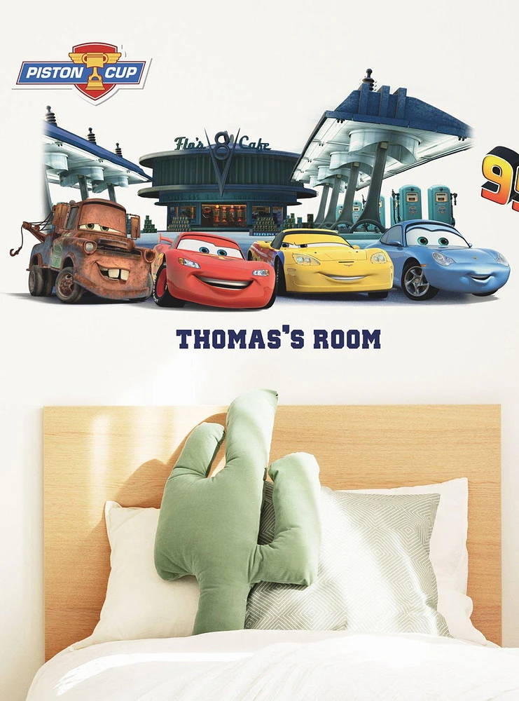 Disney Pixar Cars Peel And Stick Giant Wall Decals With Alphabet