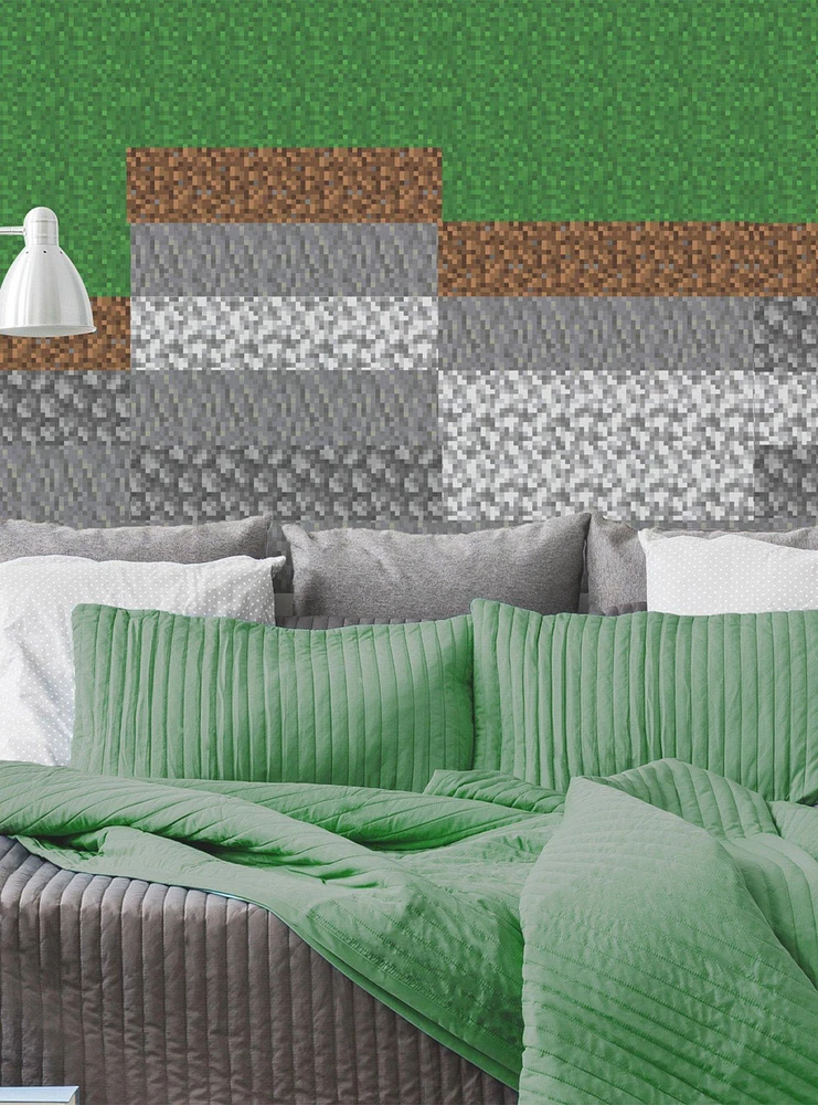 Minecraft Block Strips Peel And Stick Wall Decals