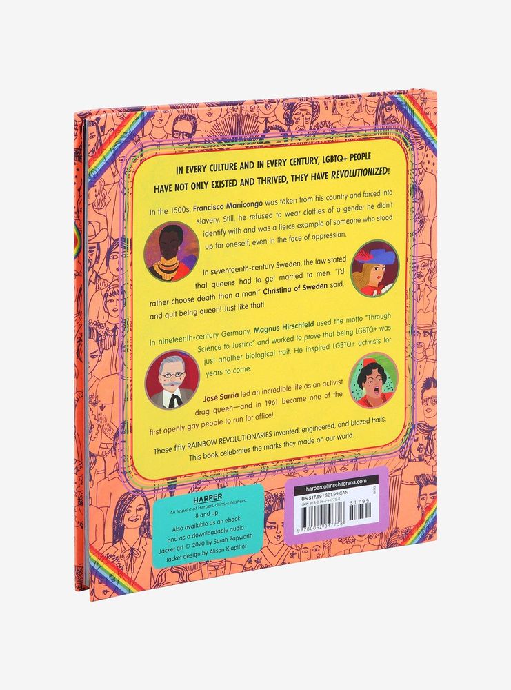 Rainbow Revolutionaries: 50 LGBTQ+ People Who Made History Book 