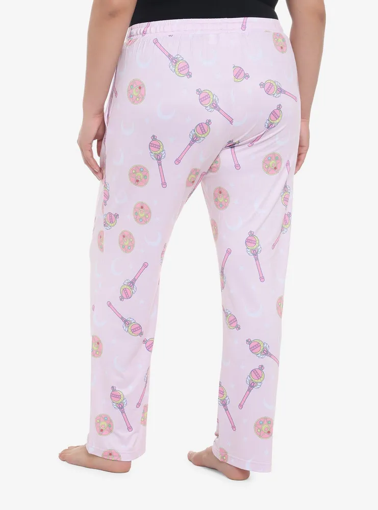 Sailor Moon Allover Print Pajama Pants Plus