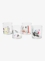 Disney Villains Glass Cup Set