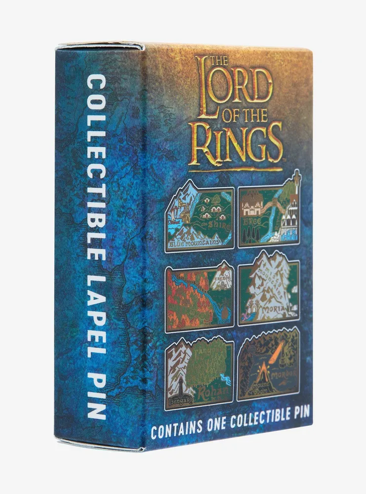 The Lord of the Rings Middle Earth Map Blind Box Enamel Pin - BoxLunch Exclusive