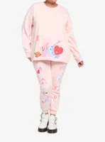 BT21 Cherry Blossom Girls Sweatpants Plus