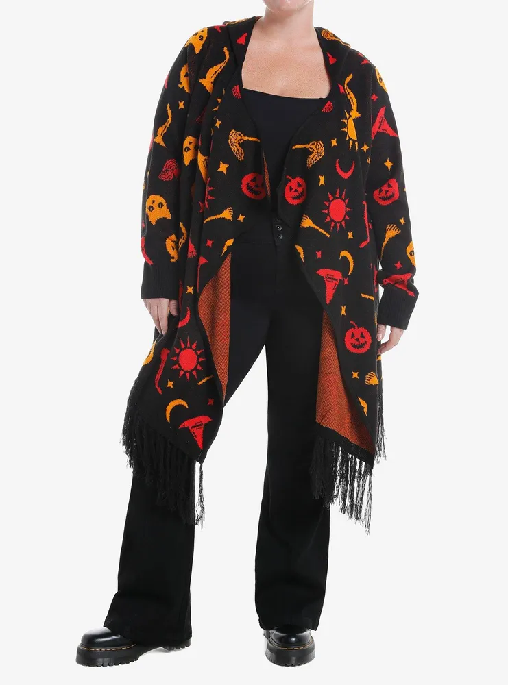 Hot Topic Her Universe Disney Hocus Pocus Dani Hooded Fringe Girls