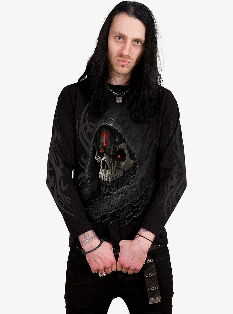 Dark Death Long Sleeve T-Shirt Black