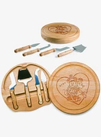 Disney Mickey and Minnie Mouse Heart Circo Cheese Cutting Board & Tools Set