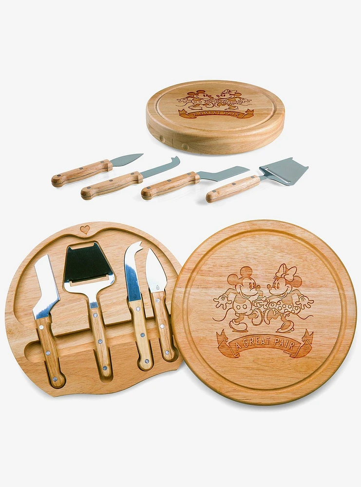 Disney Mickey and Minnie Mouse Circo Cheese Cutting Board & Tools Set