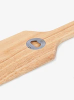 DC Comics Superman Hardwood BBQ Grill Scraper with Bottle Opener
