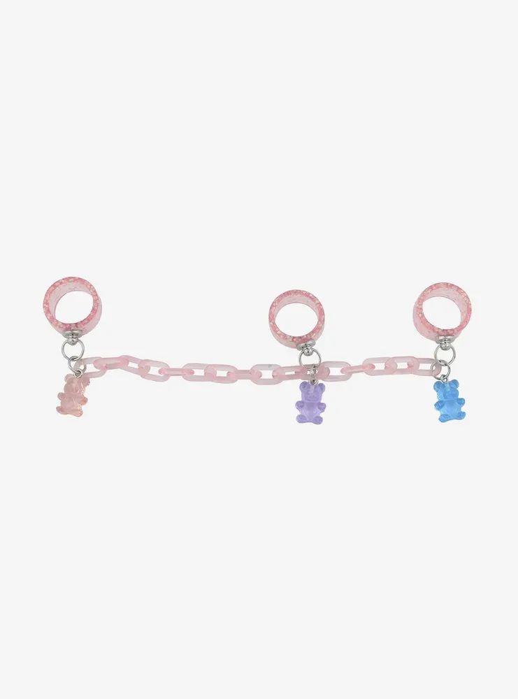 Candy Bear Chain Triple Ring