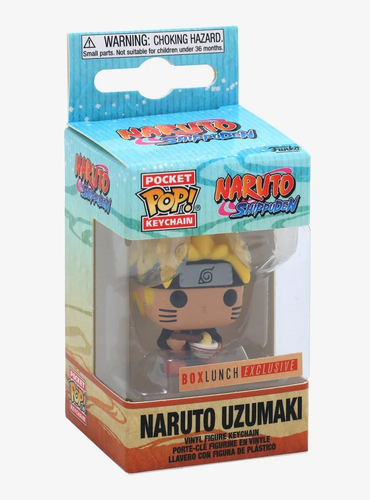 Funko Pocket Pop! Naruto Shippuden Naruto Uzumaki with Noodles Vinyl Keychain - BoxLunch Exclusive 