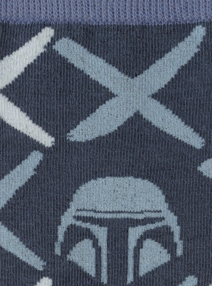 Star Wars The Mandalorian Helmet Navy Men's Socks