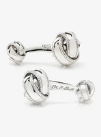 Sterling Silver Braided Knot Cufflinks