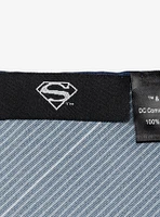 DC Comics Superman Multi Motif Blue Pocket Square