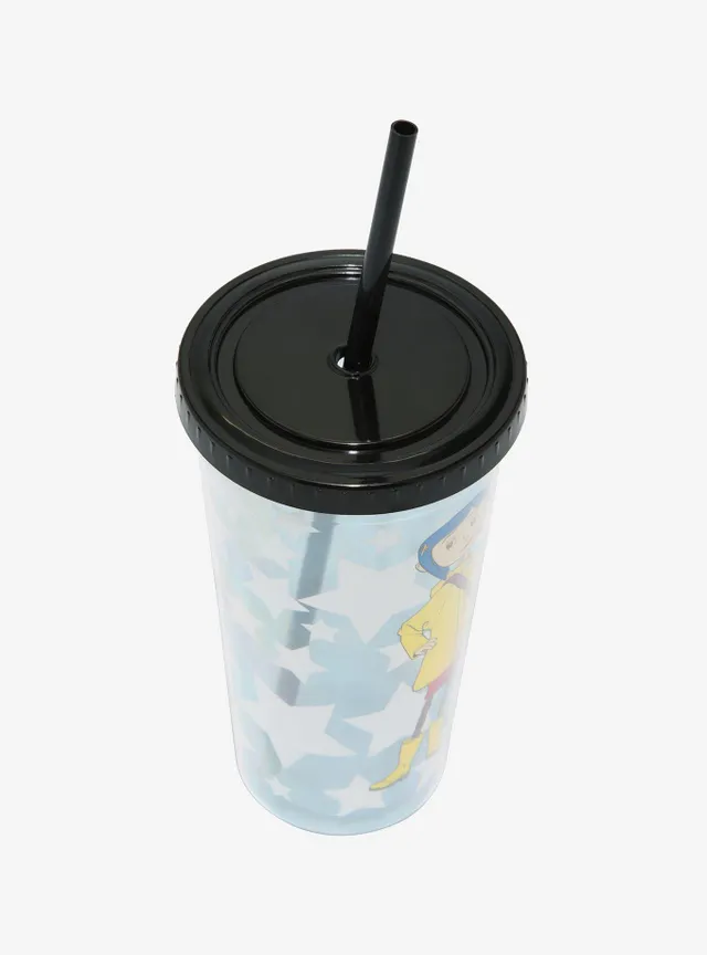 Kuromi 16 Oz Slim Acrylic Travel Cup With Straw